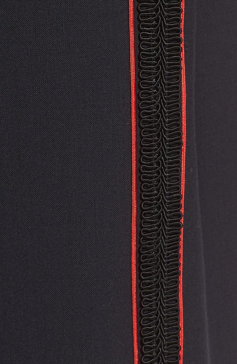 Olivia Palermo + Chelsea28 High Rise Crop Suspender Pants, Alternate, color,