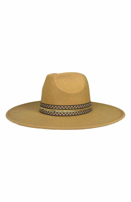 MARCUS ADLER Wide Brim Felt Panama Hat