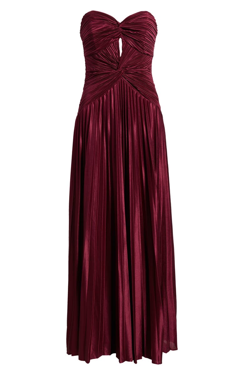 Florence Twist Front Strapless Dress