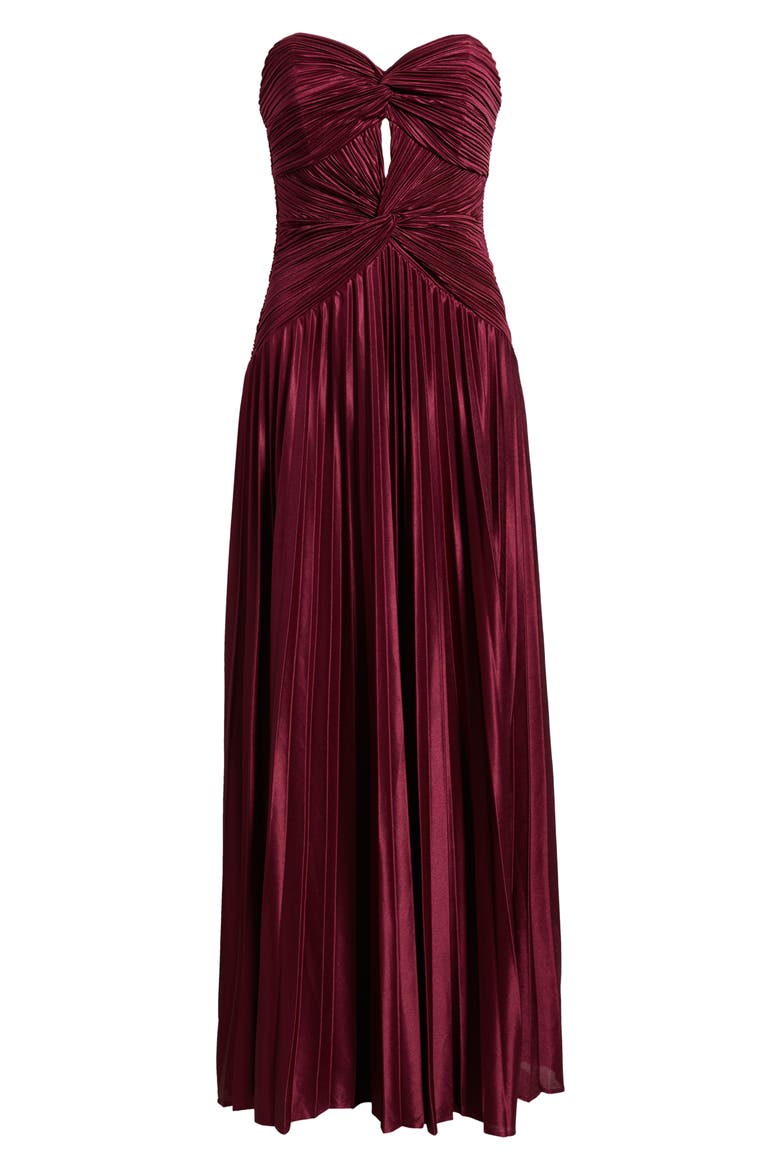 strapless twist front pleated swing maxi dress SOLY HUX Women's Twist Front Strapless Tube Dress Tie Backless High Split Vacation Maxi Dresses Solid Cadet Blue X-Small at Amazon Women's Clothing store