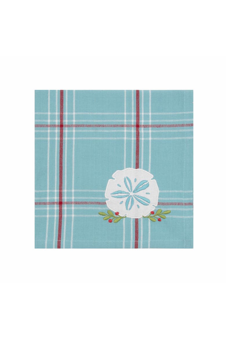 A Coastal Holiday Napkins, Set of 6, Alternate, color, Red