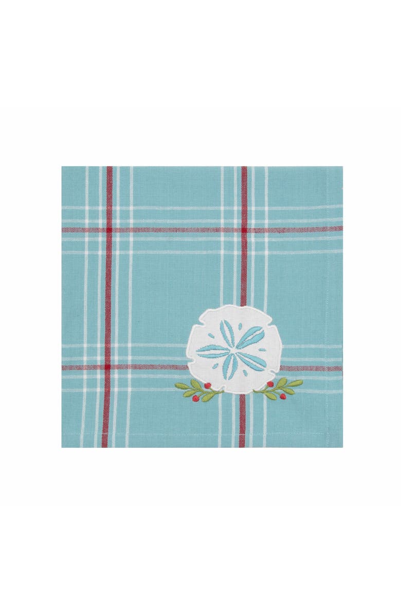 C&F Home A Coastal Holiday Napkins Set of 6, Alternate, color, Red