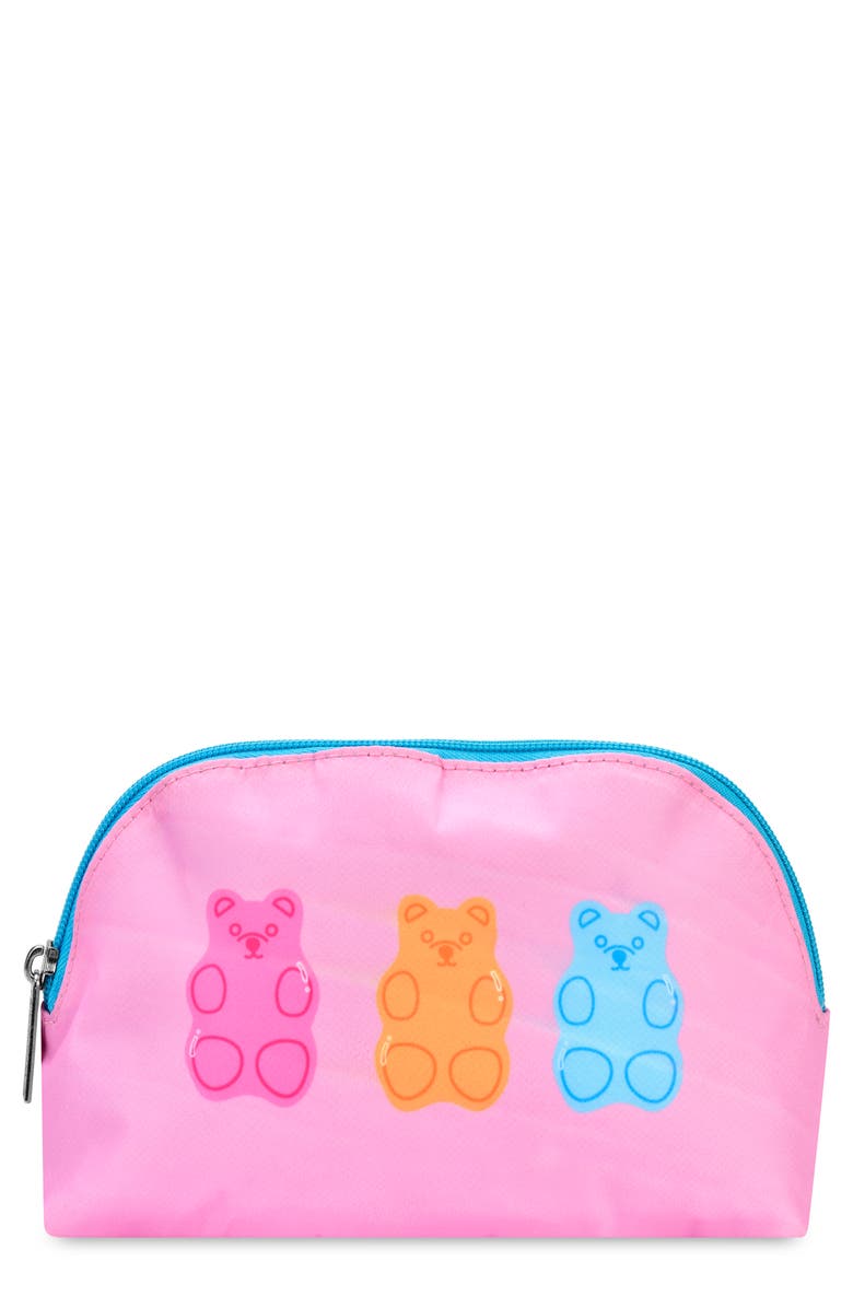 Iscream Kids' Jelly Bears Oval Cosmetic Bag, Main, color, Pink Multi