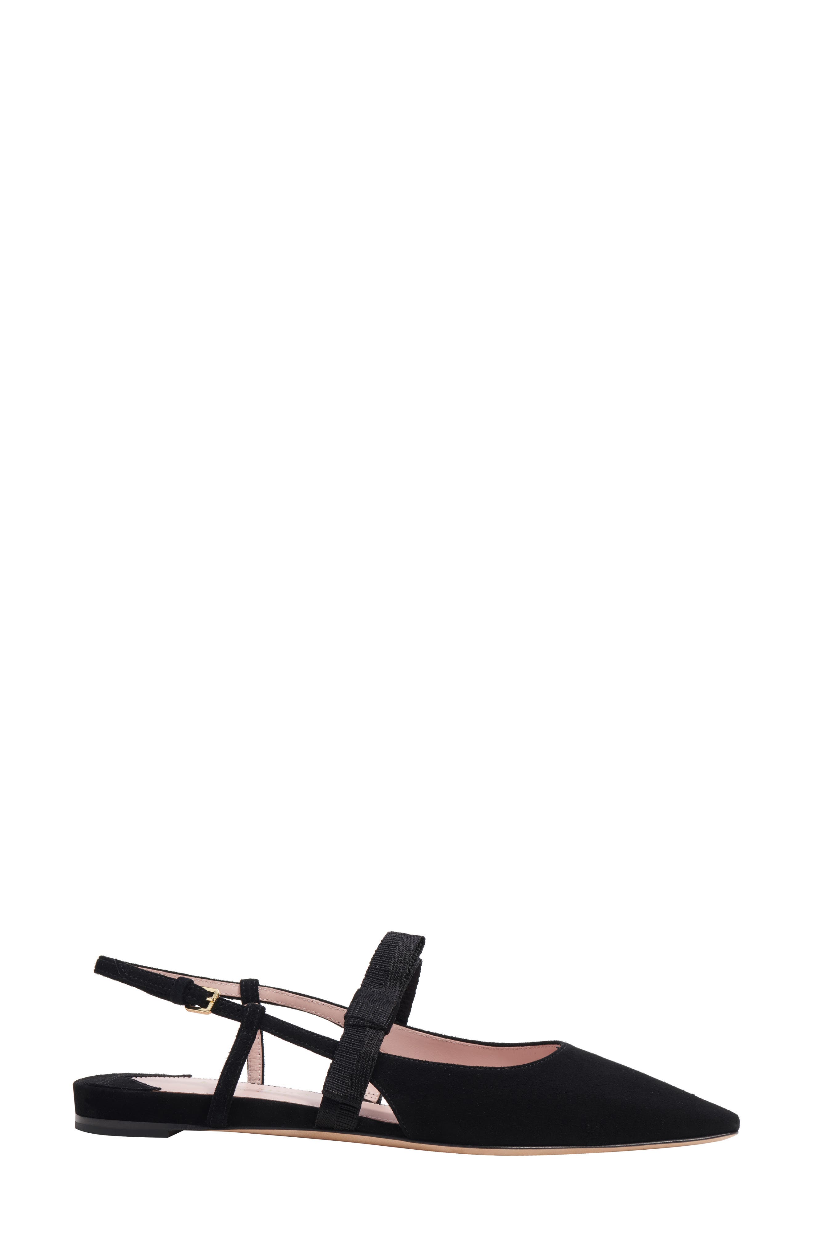 Kate Spade New York maritza pointed toe slingback flat, Alternate, color, 