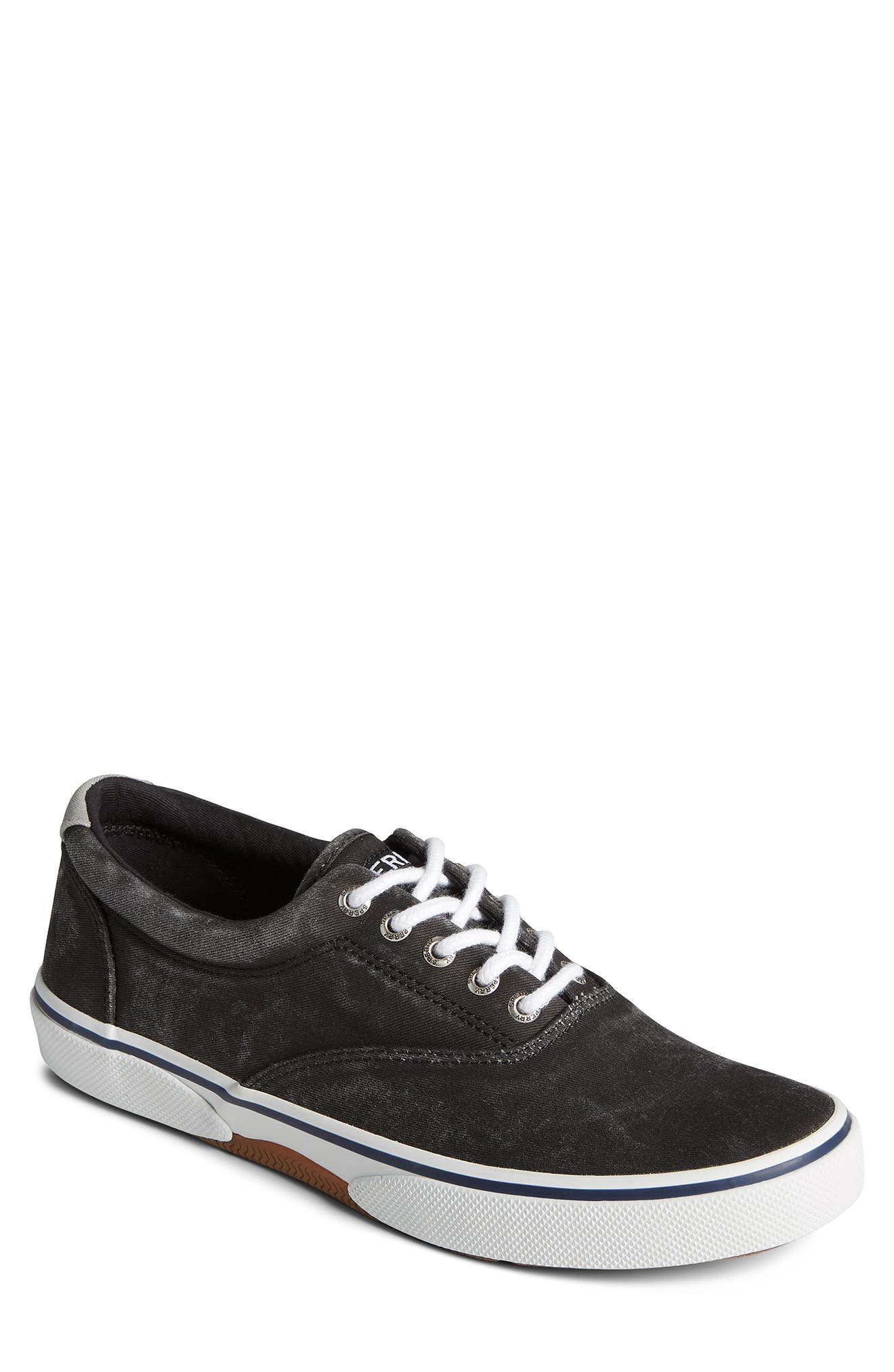Sperry Halyard Saltwashed Low Top Sneaker - Wide Width Available, Main, color, 