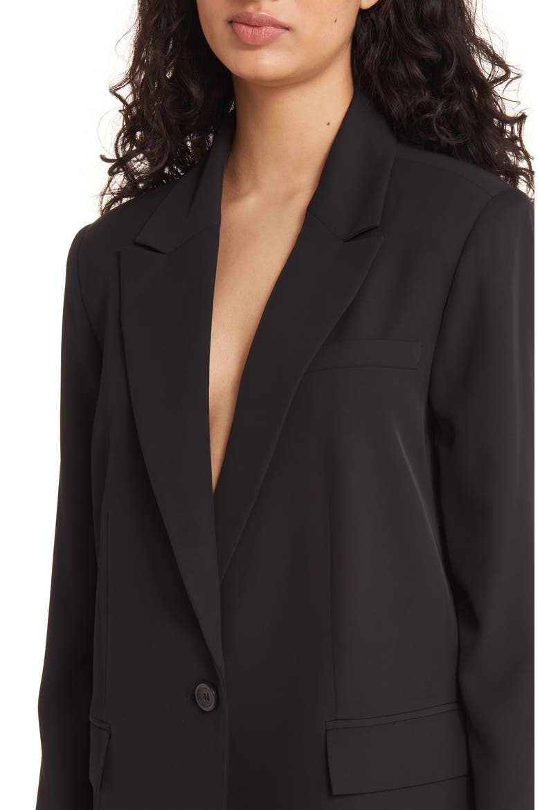 Oversize Blazer, Alternate, color, BLACK