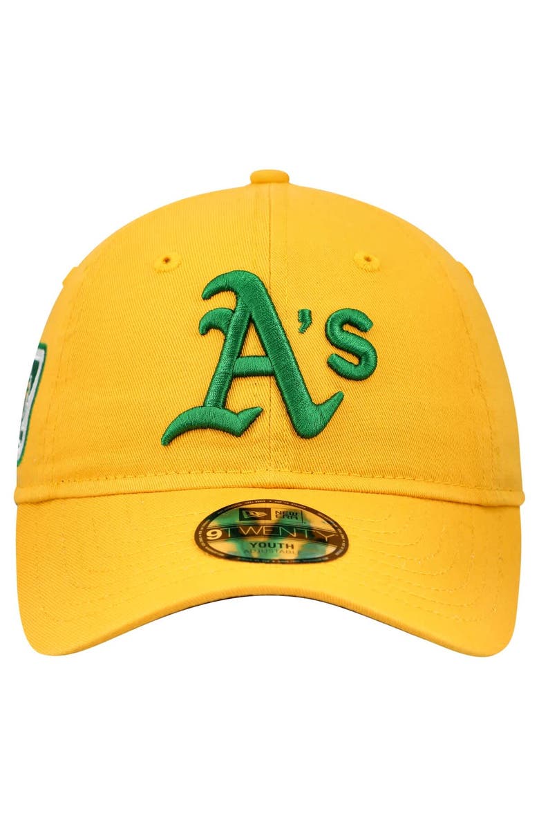 New Era Youth New Era Gold Athletics 2025 Spring Training 9TWENTY Adjustable Hat, Alternate, color, Gold