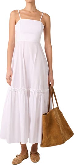 Ruffle Flare Midi Dress