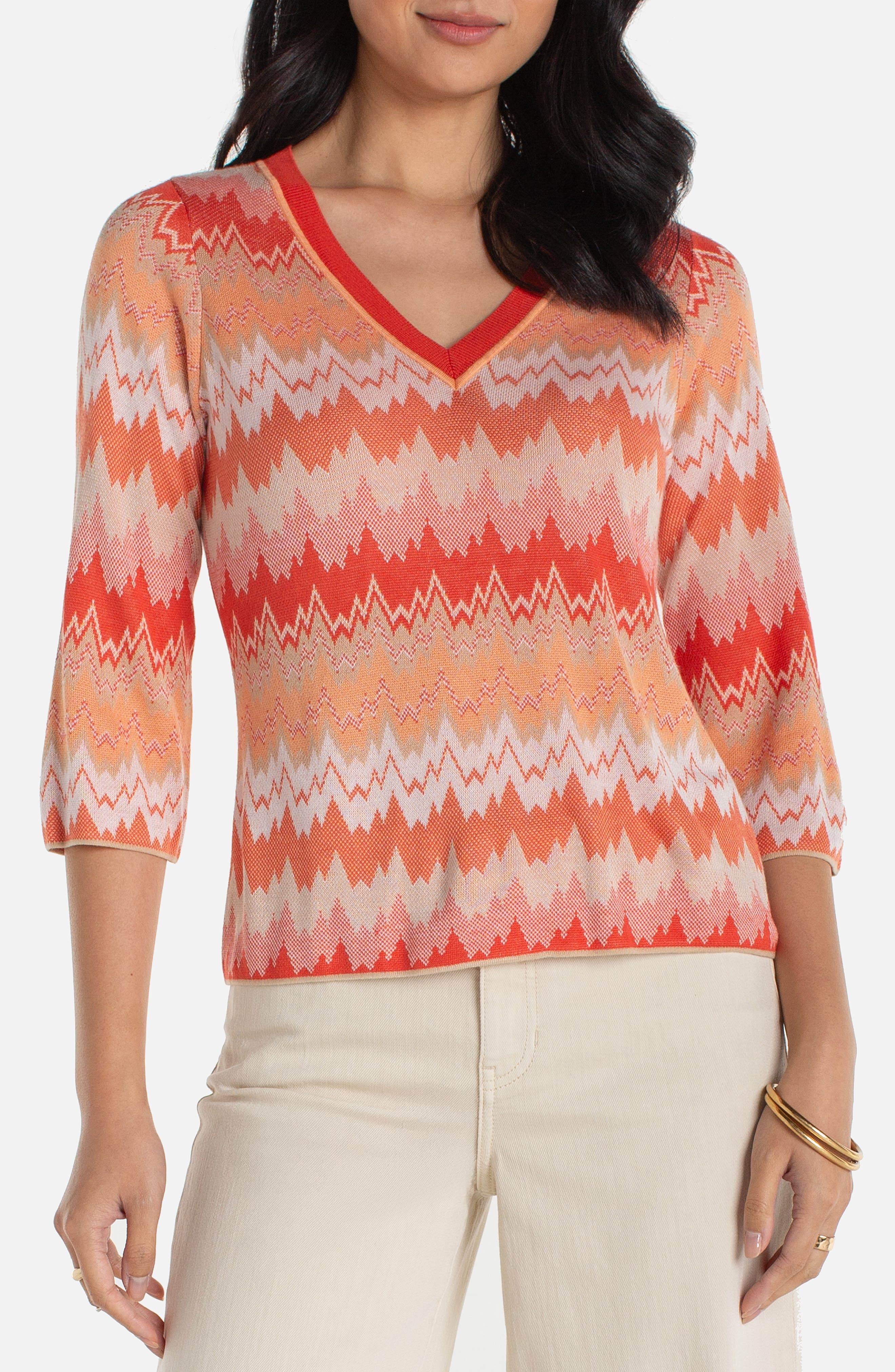 Three Quarter Sleeve Sweater