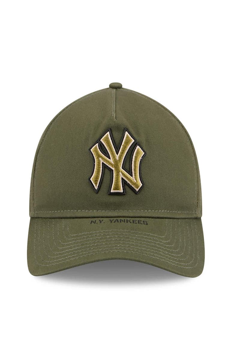 New Era Men's New Era  Olive New York Yankees 2026 Armed Forces Day 9TWENTY Adjustable Hat, Alternate, color, Olive