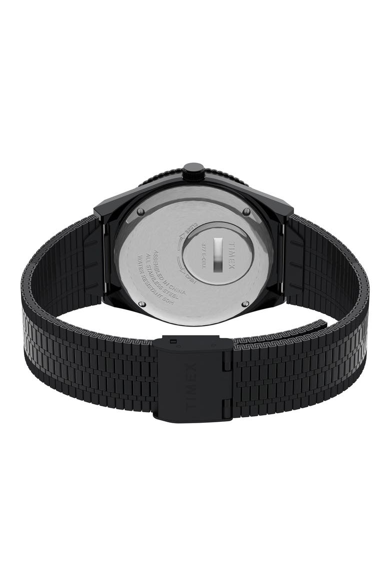 Q Reissue Bracelet Watch, 38mm, Alternate, color, BLACK