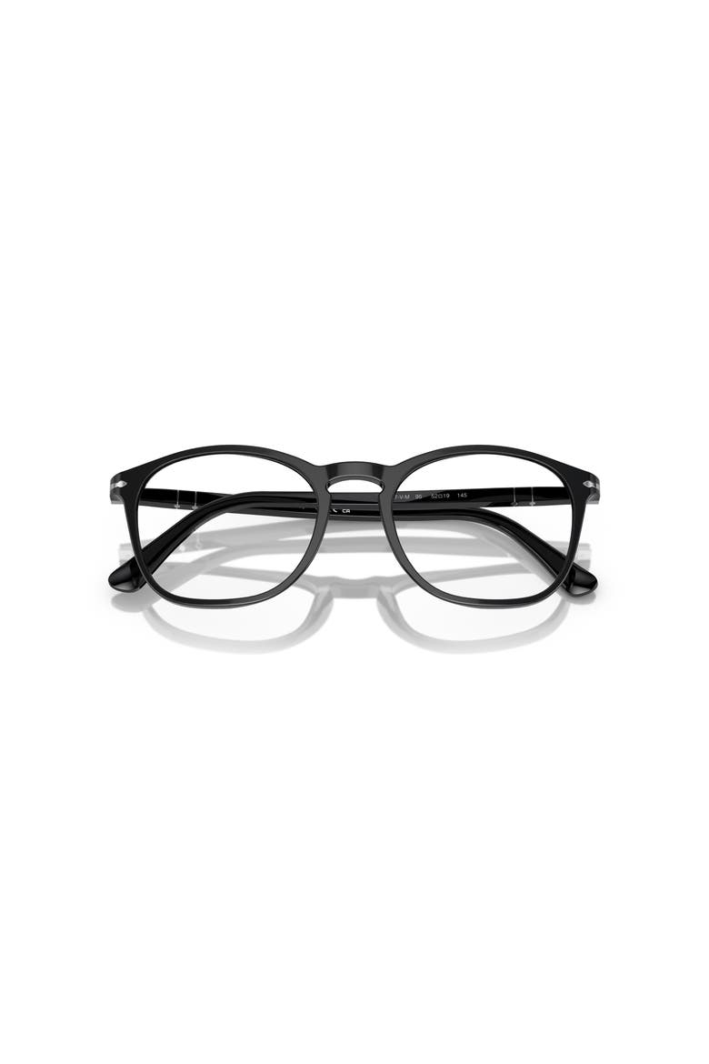 52mm Square optical glasses, Alternate, color, Black