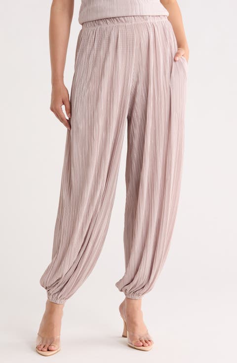 Plissé Joggers