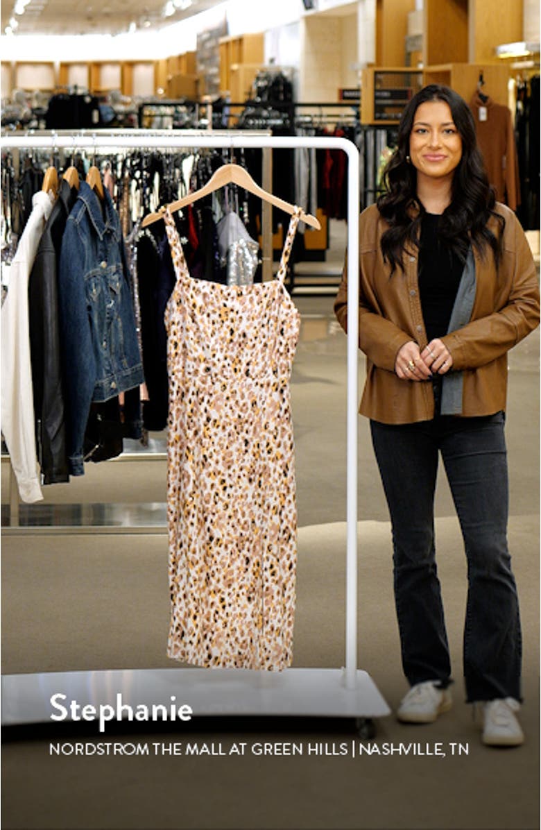 Heather Sleeveless Square Neck Dress, sales video thumbnail