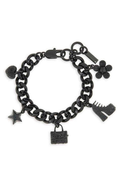 Mini Icon Pavé Charm Bracelet