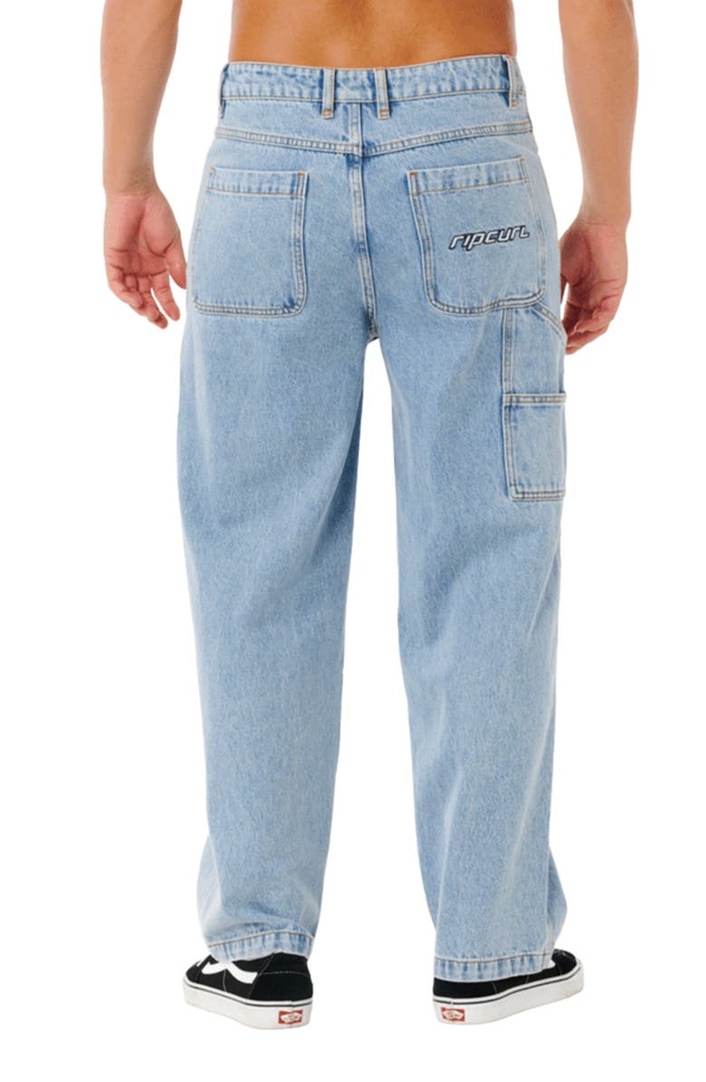 Rip Curl Nu Dose Loose Fit Carpenter Jeans, Alternate, color, Washed Blue