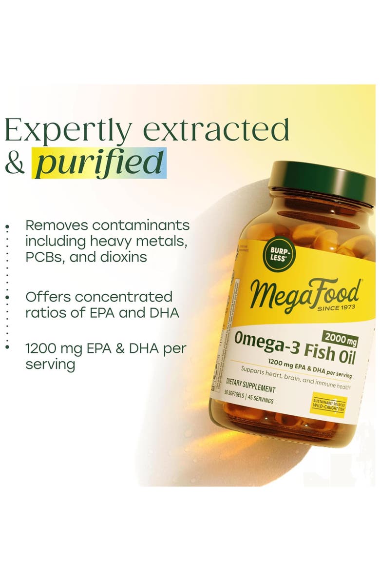 2000mg Fish Oil Omega 3, Burp-less & Lemon Oil Infused with 1200mg Epa & Dha Per Serving, 90 Softgels, Alternate, color, None