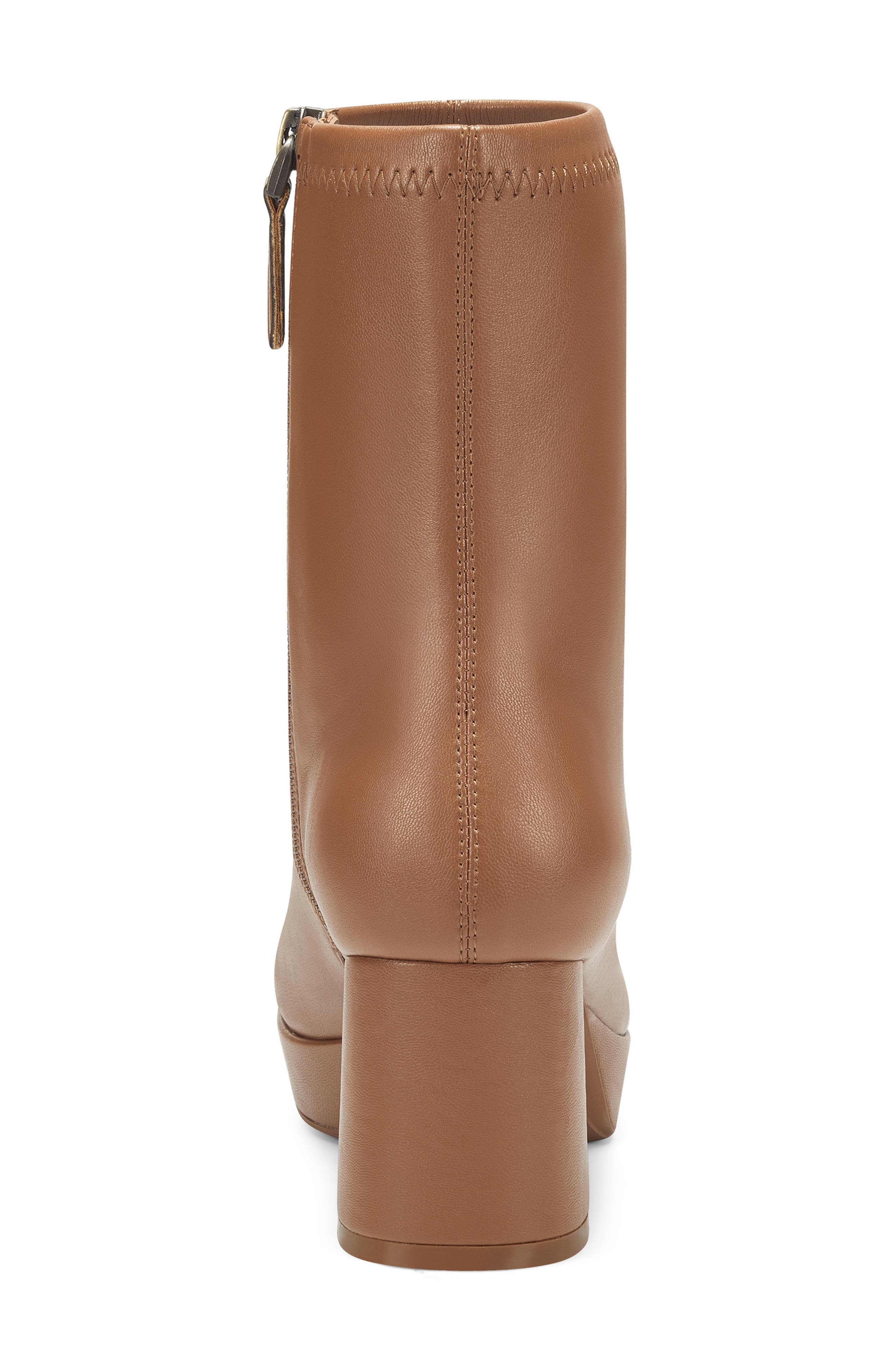 Aerosoles Sussex Block Heel Platform Bootie, Alternate, color, Luggage Combo