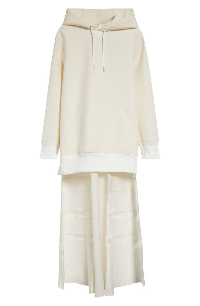 Sacai High-Low Hoodie Dress, Main, color, 