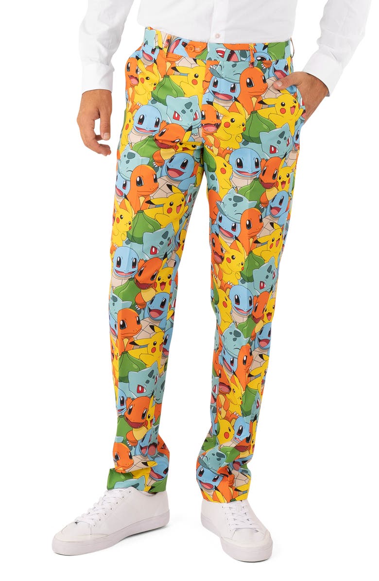 OppoSuits Pokémon Two-Piece Suit with Tie, Alternate, color, Yellow