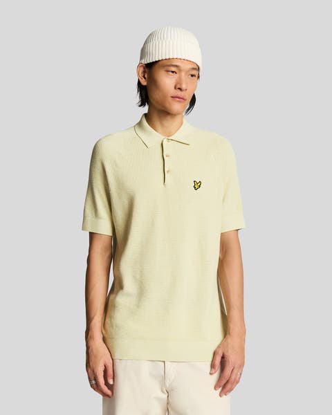 Linen Blend Knitted Polo