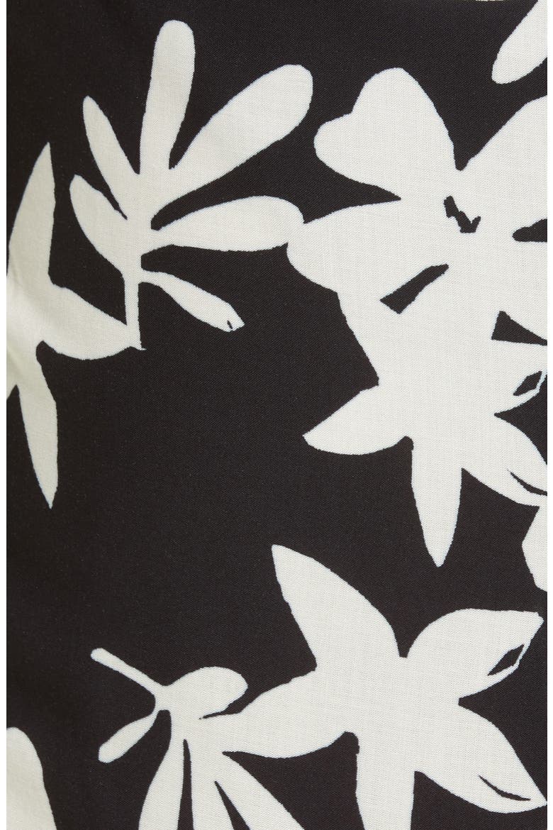 Sea Floral Sarong, Alternate, color, BLACK