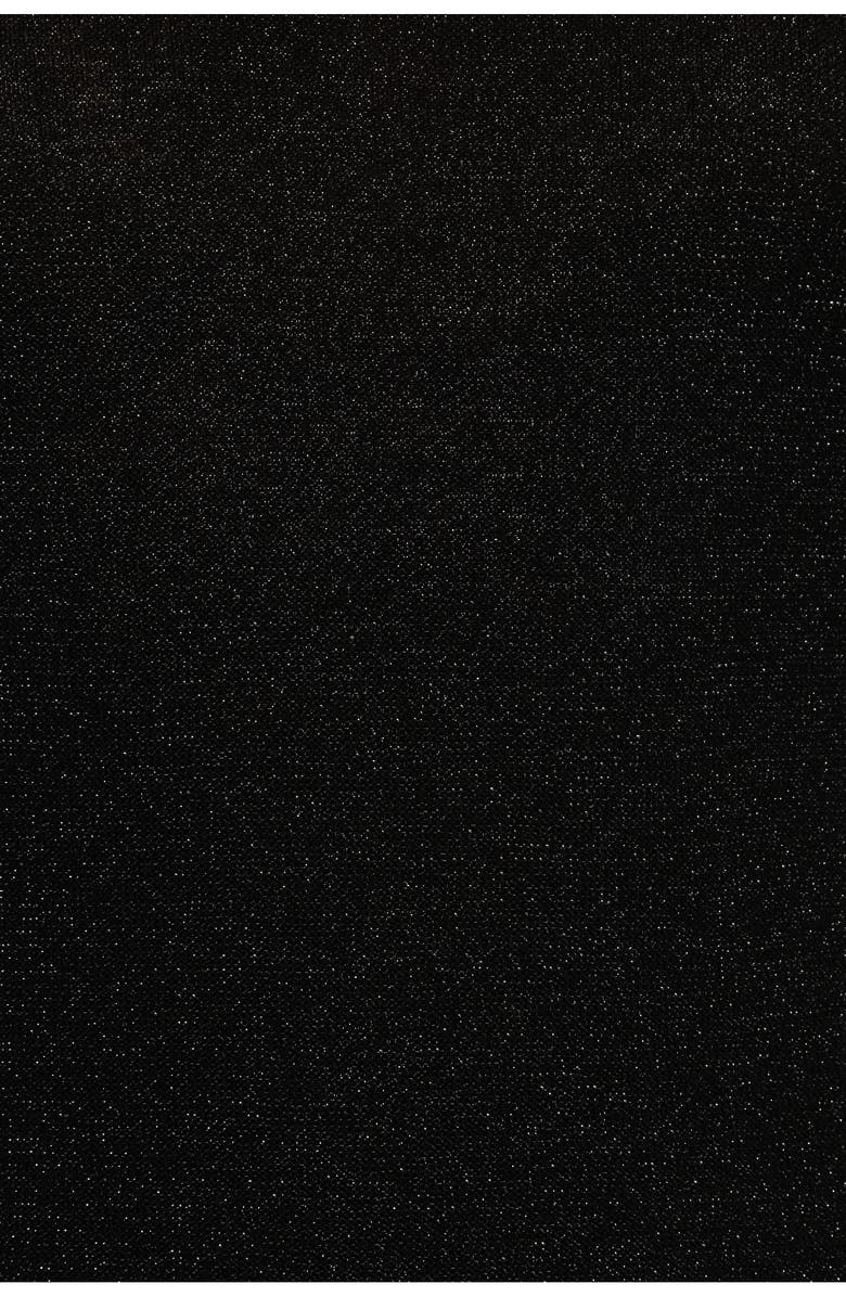 Petal & Pup Lovie Mock Neck A-Line Sweater, Alternate, color, Black