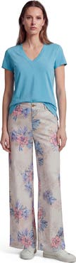 Lords of Harlech Exotic Floral Womens Wide Leg Pant
