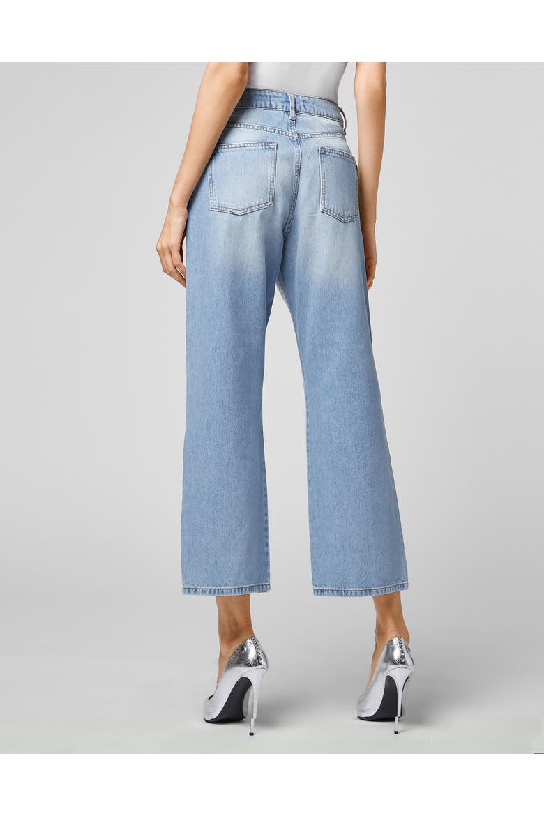 High Rise Jeans Women, Alternate, color, GrisailleTurquoise
