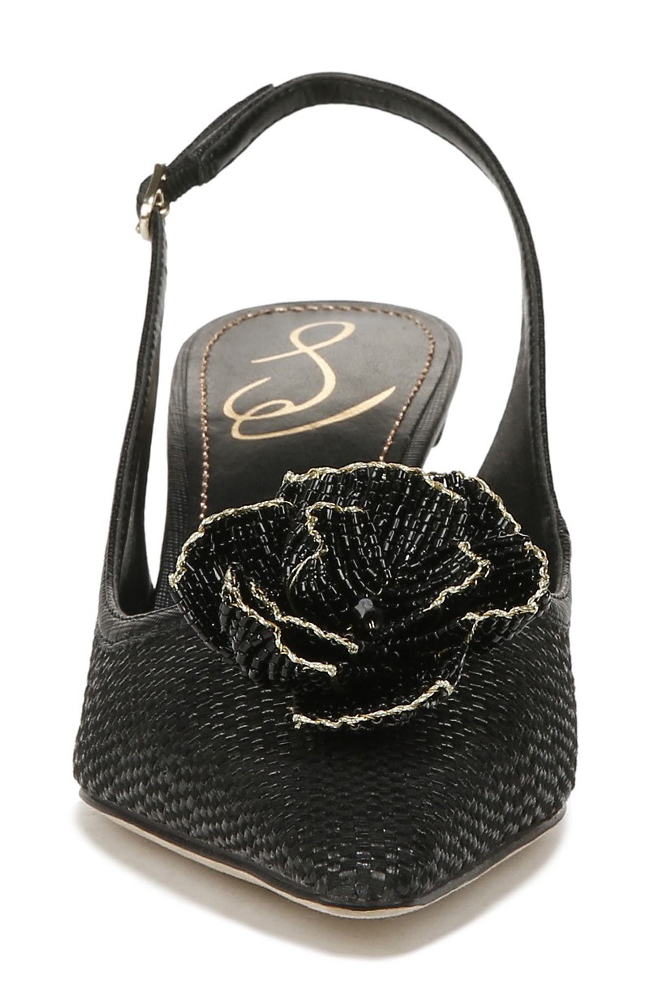 Sam Edelman Bianka Flora Kitten Heel Slingback Pump, Alternate, color, 