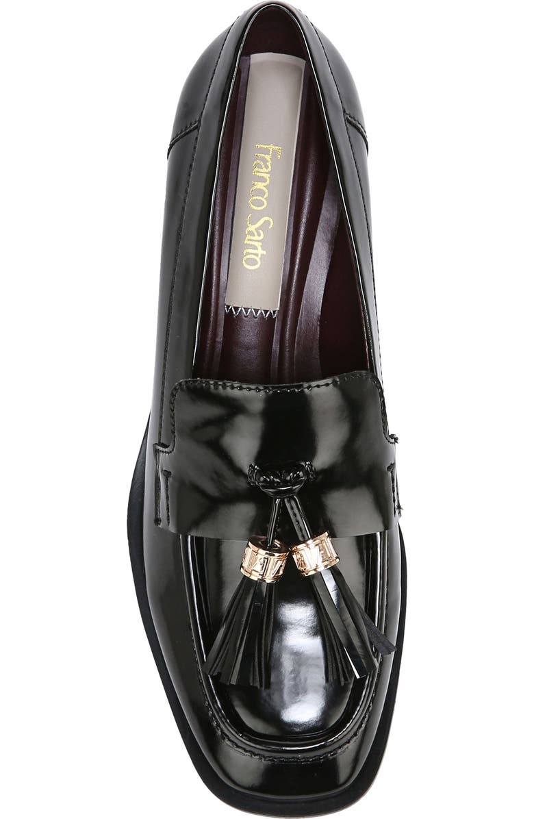 Franco Sarto Donna Block Heel Tassel Loafer, Alternate, color,