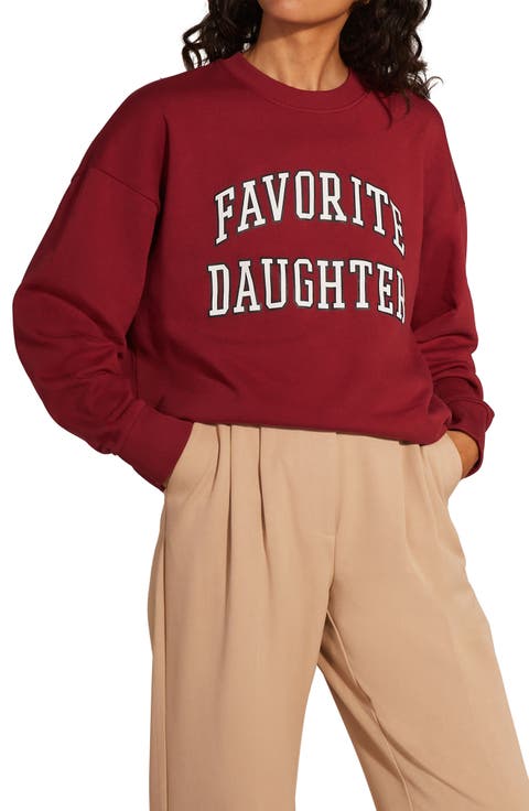 Collegiate Cotton Blend Sweatshirt