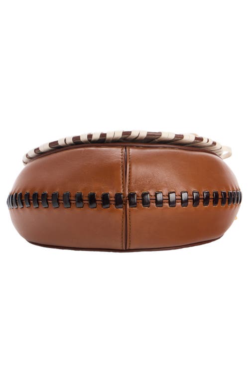 Dries Van Noten Whipstitched Leather Crossbody Bag