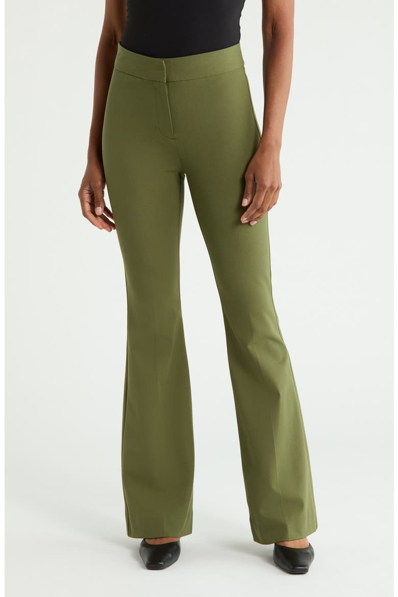 Crosby Flare Trousers, Main, color, FATIGUE