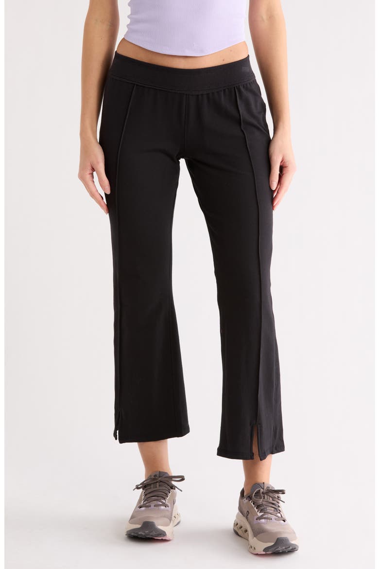 FP Movement Tryouts Crop Flare Leg Pants, Main, color, BLACK