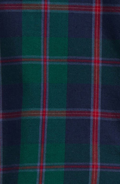 NORDSTROM NORDSTROM PLAID FLANNEL BUTTON-DOWN SHIRT & DRAWSTRING PANTS SET 