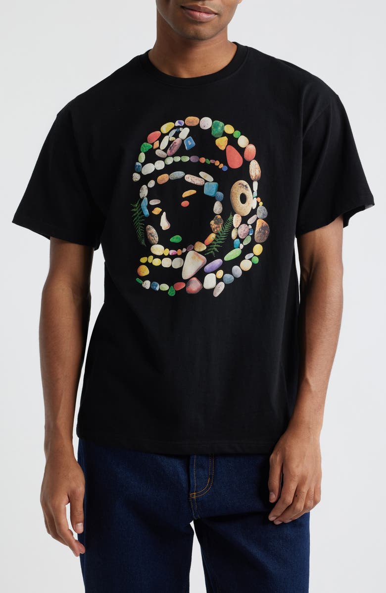 Billionaire Boys Club Stones Spaceman Logo Graphic T-Shirt, Main, color, Black