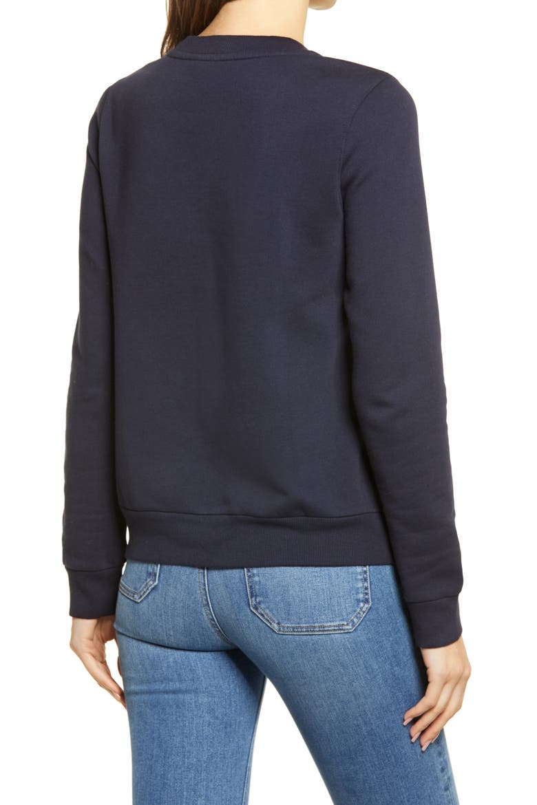 Why Wait Graphic Sweatshirt, Alternate, color, NAVY NIGHT
