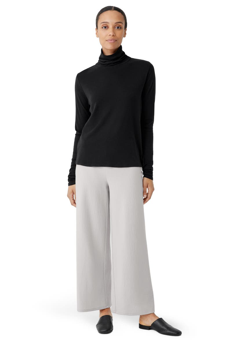Eileen Fisher Scrunch Neck Top, Alternate, color, 