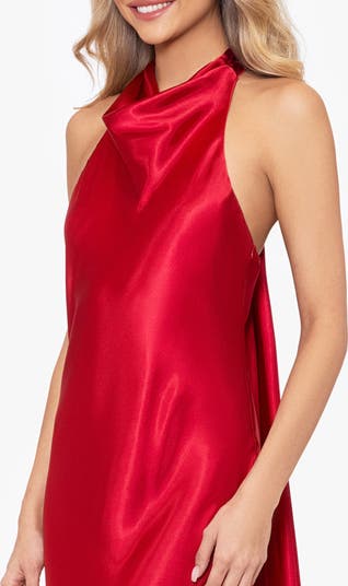 Halter Charmeuse Gown