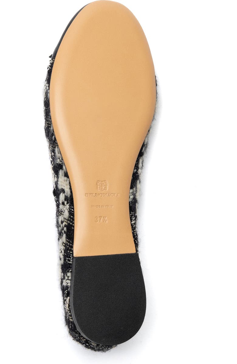 Bruno Magli Donatella Cap Toe Ballet Flat, Alternate, color, Tweed