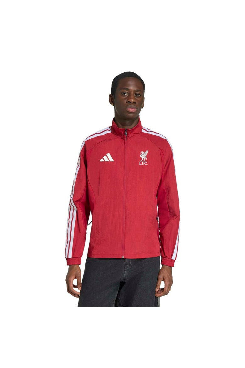 Men's adidas  Red Liverpool 2026 Full-Zip Anthem Jacket, Main, color, Red