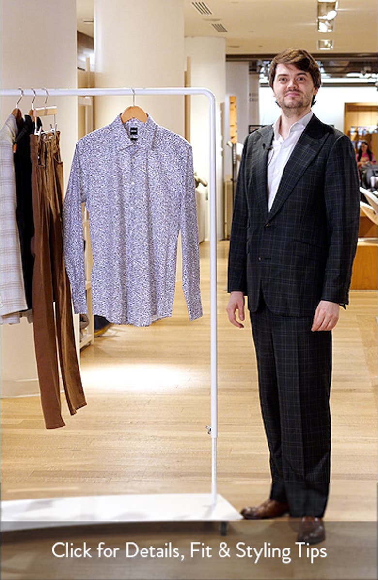 Hank Kent Slim Fit Stretch Cotton Dresss Shirt, sales video thumbnail