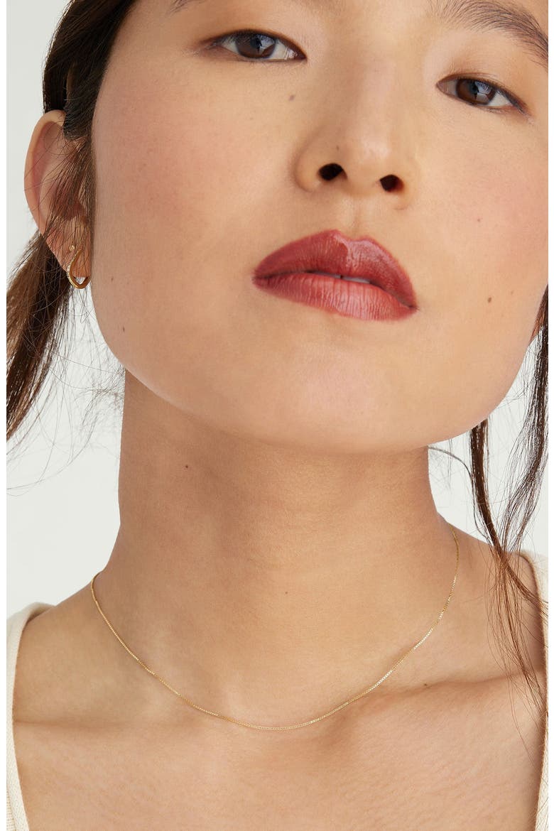 Baby Box Chain Necklace, Alternate, color, 14k Yellow Gold