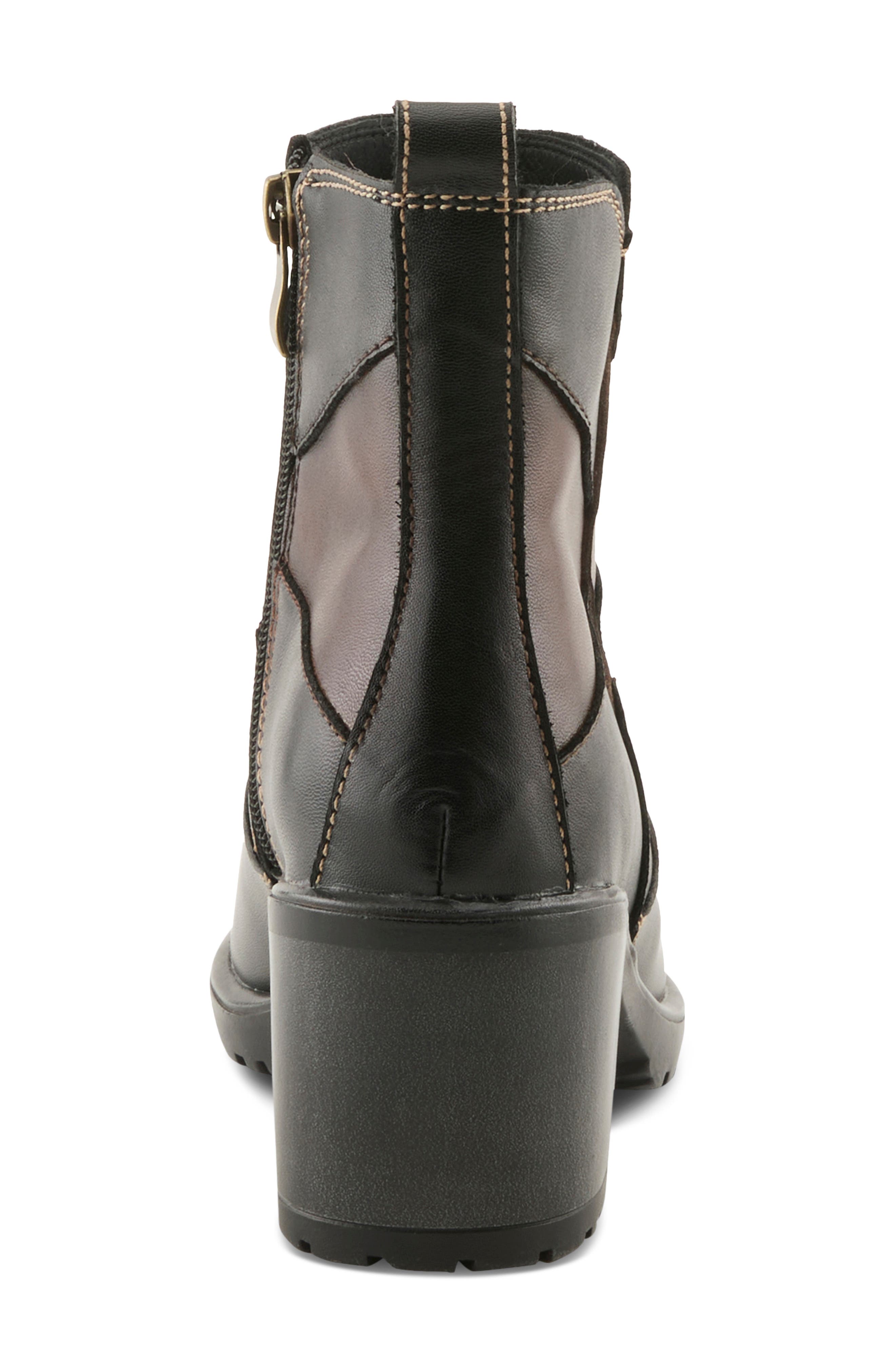 Spring Step Patchpower Bootie, Alternate, color, Black Multi