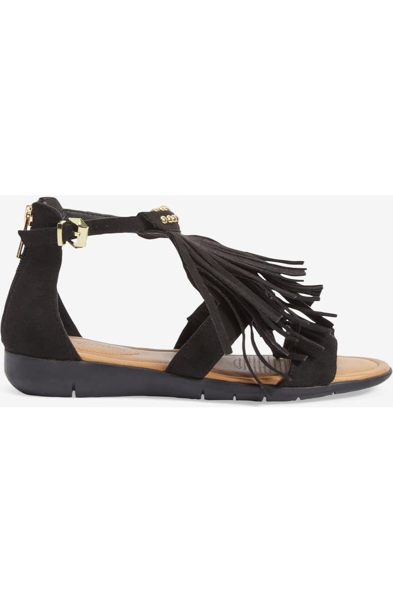 Comfortview The Carmella Sandal, Alternate, color, Black