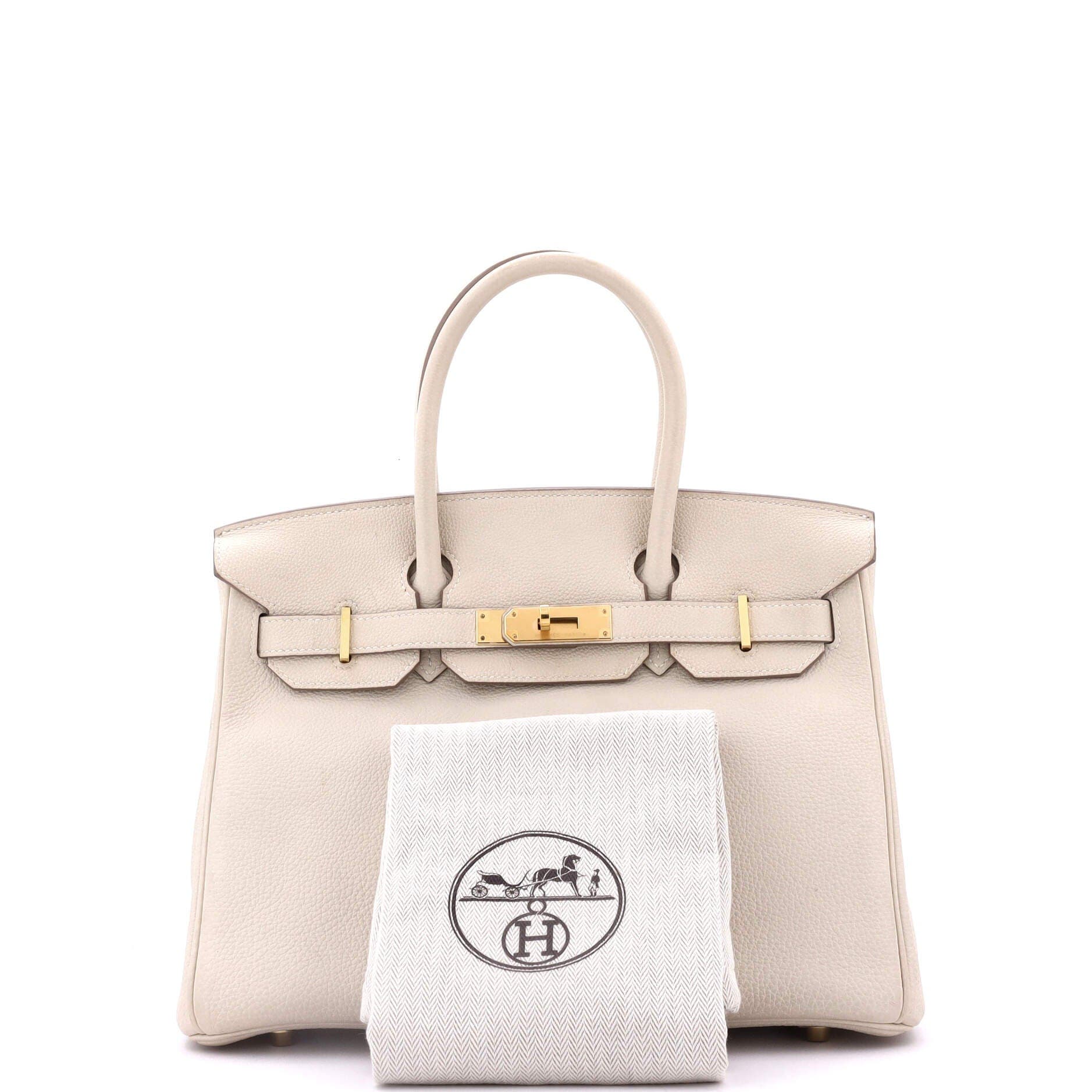 Pre-Owned Hermes Birkin Handbag Light Togo with Gold Hardware 30, Alternate, color, 