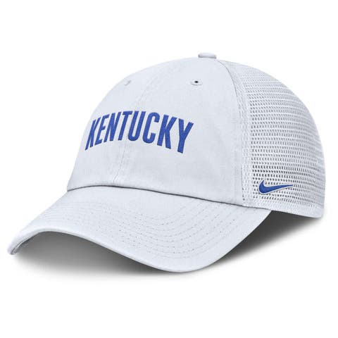 Men's Nike White Kentucky Wildcats Club Campus Trucker Adjustable Hat