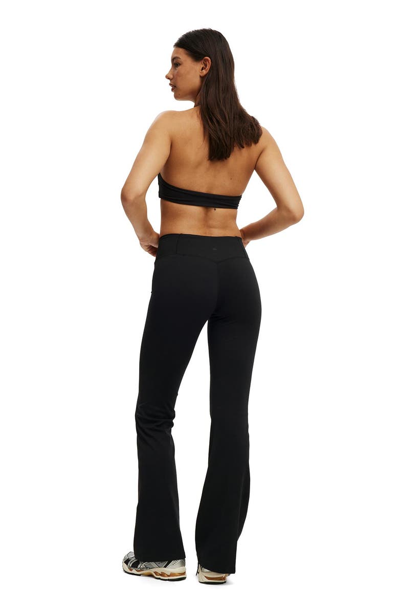 COTTON ON BODY Women's Active Ultra Soft Scrunch Front Flare, Alternate, color, Black