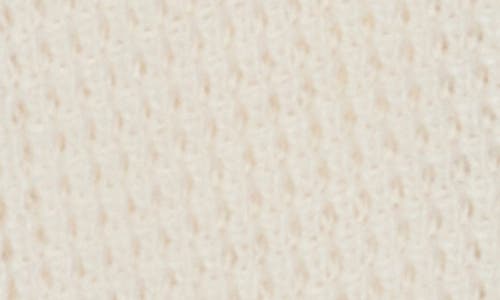 Pj Salvage Happiest On The Court Waffle Stitch Cardigan In White
